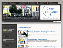 Tablet Screenshot of card-finance.de